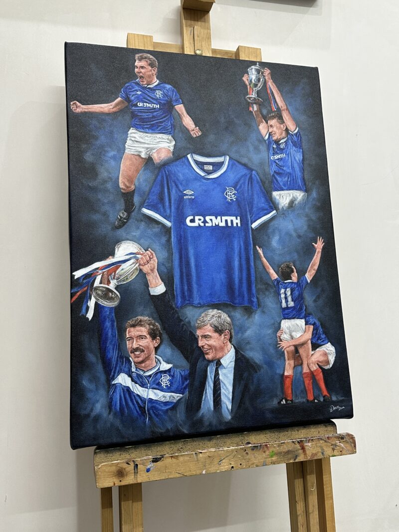 Double Winners 1986/87 - Original Artwork