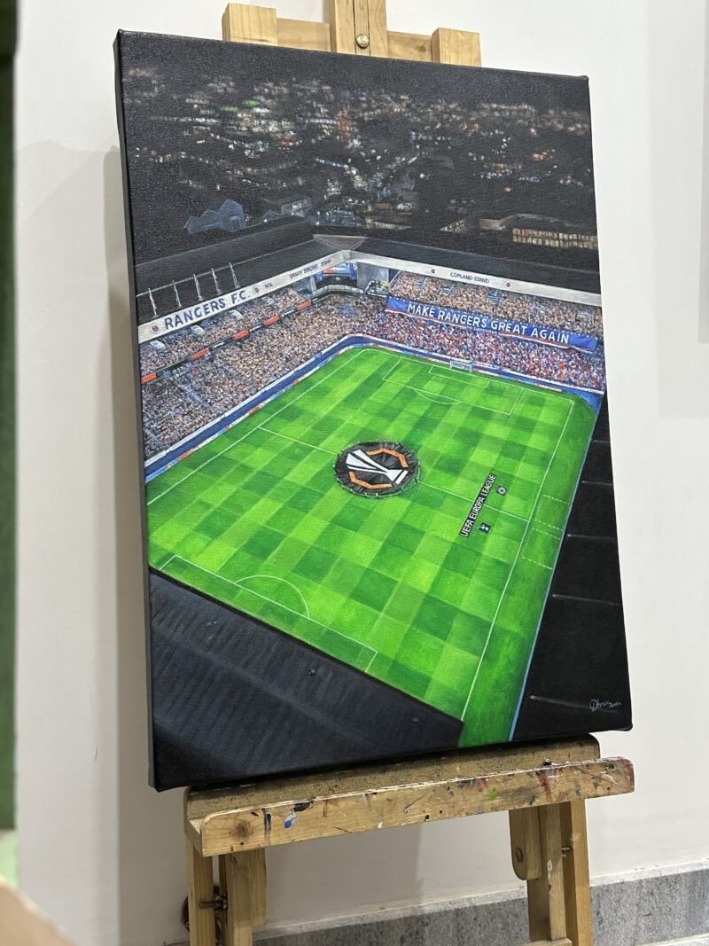 The Greatest, Ibrox Stadium - Original Artwork