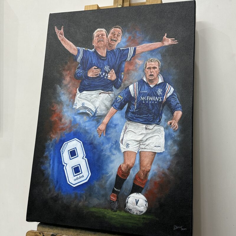 Hall Of Fame, Paul Gascoigne - Original Artwork