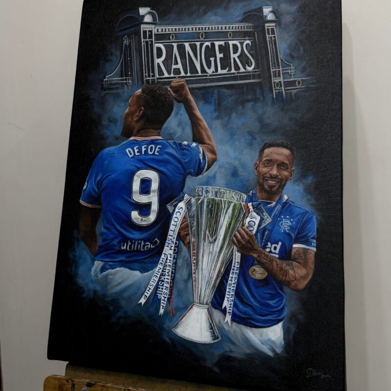 Jermain Defoe - Original Artwork